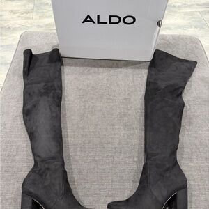 Aldo Elegant Black Over-the-Knee Boots